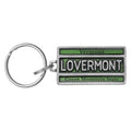 Vermont License Plate Keyring