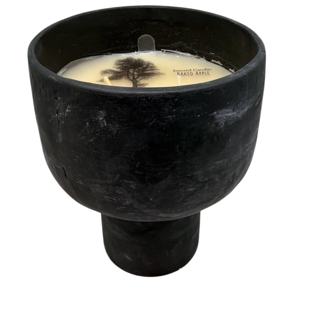 Pedestal Jar Candle  - Baked Apple