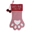 Cat's Paw Stocking - Embroidered -