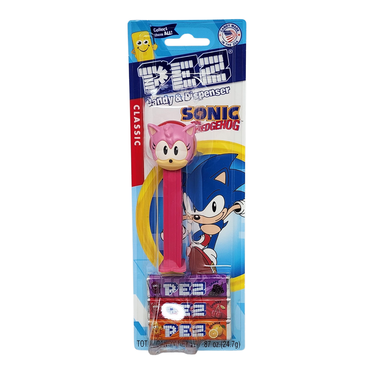 PEZ Sonic The Hedgehog Dispenser - Amy Rose
