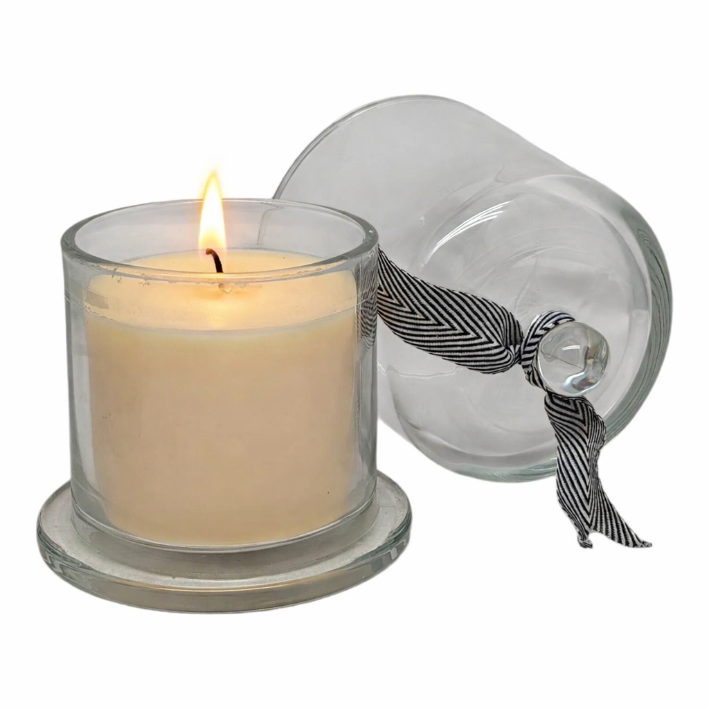 Scented Candle in a Glass Cloche - Volcano