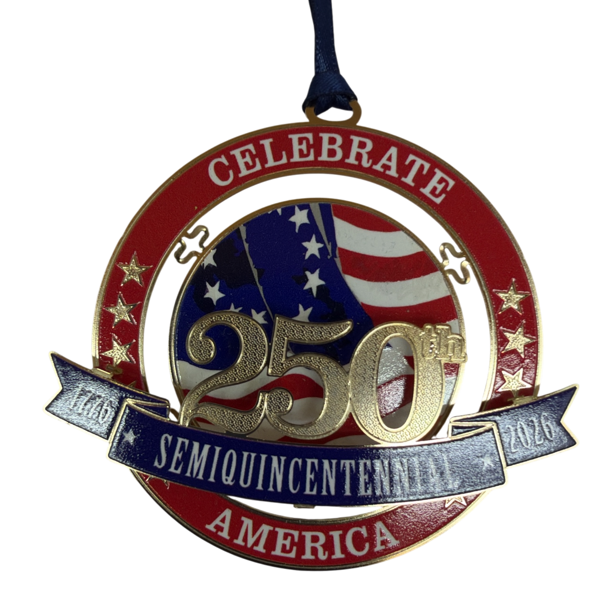2026 Celebrate America Metal Ornament