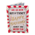 Buy the Ticket - Birthday Card
