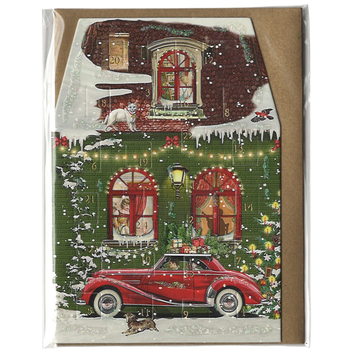 Miniature Advent Card - The Christmas Homecoming